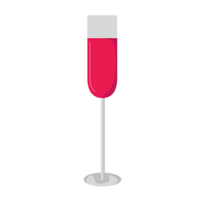 Red wine glass clipart