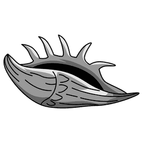 Clam murex trapa clipart