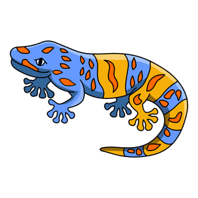Gecko spotted clipart