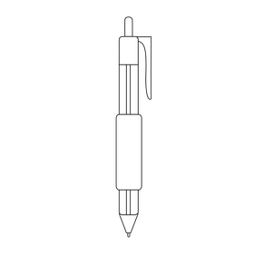 Pen drawing black and white clipart