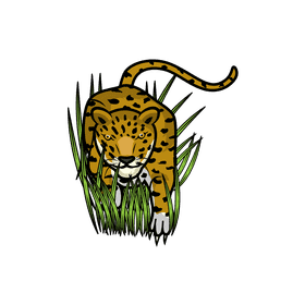 Leopard Stalk clipart