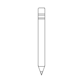 Pencil drawing black and white clipart
