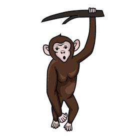 Chimpanzee clipart