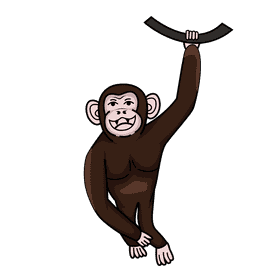 Chimpanzee clipart