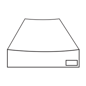 Gymnastics mattress black and white clipart