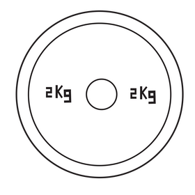 Athletics discus throw disc black and white clipart