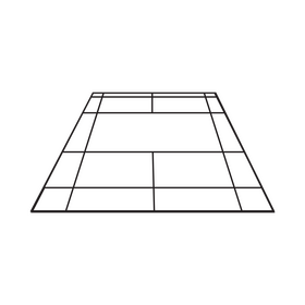 Badminton court black and white clipart