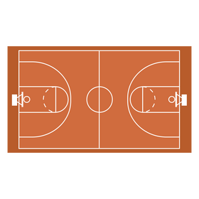 Basketball-court vector - for free download