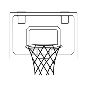 Basketball ball black and white clipart free download