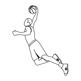 Basketball ball black and white clipart free download