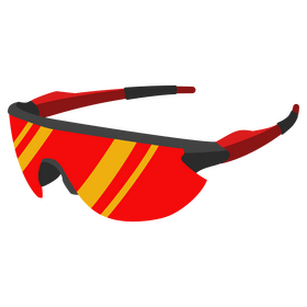 Cycling glasses clipart