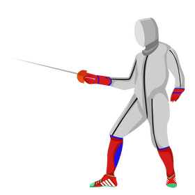 Fencer clipart