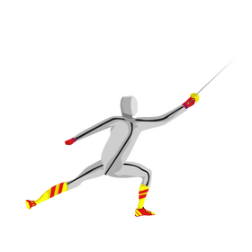 Fencer clipart