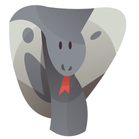 Cobra snake head clipart