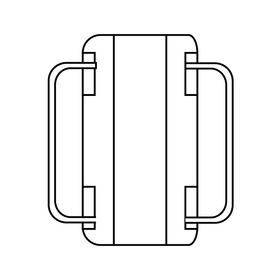 Bag black and white clipart