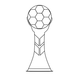 Trophy drawing black and white clipart free download