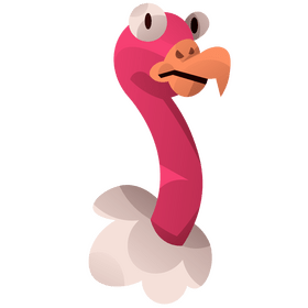 Cartoon condor head clipart