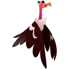 Condor flying clipart