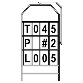 Pit Board black and white clipart