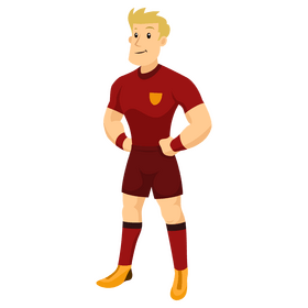 Rugby player clipart