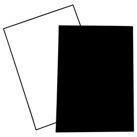 Red and yellow cards black and white clipart