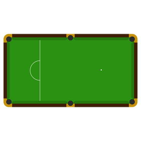 Pool table clipart