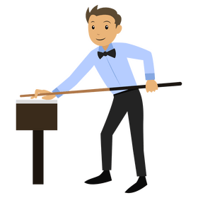 Snooker player clipart