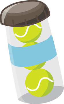 Tennis ball clipart