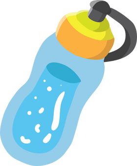 Tennis water bottle clipart