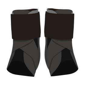 Volleyball knee brace clipart