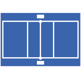 Volleyball court clipart