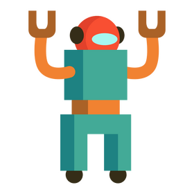 Artificial intelligence robotics clipart