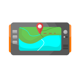 GPS navigation clipart free download