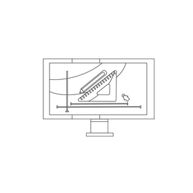 Architecture software black and white clipart