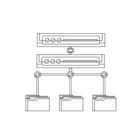 Big Data Structured Data black and white clipart