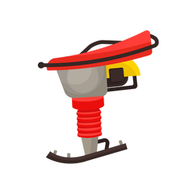 Construction Technology Rammer clipart