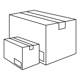 DevOps Packaging black and white clipart