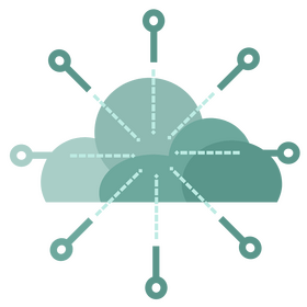 Edge computing icon clipart