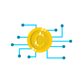 Crypto currency clipart