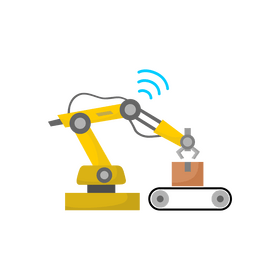 Factory automation clipart