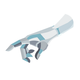 Robot hand clipart