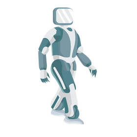 Robot humanoid clipart