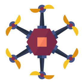 Unmanned Aerial Vehicle Microcopter clipart