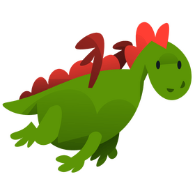 Dragon flying clipart