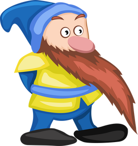 Dwarf drawing clipart