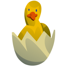 Duck egg clipart