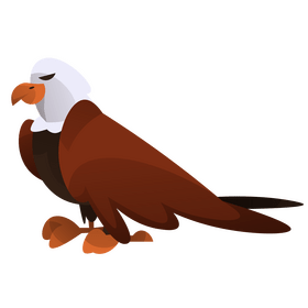 Eagle bird cartoon clipart free download