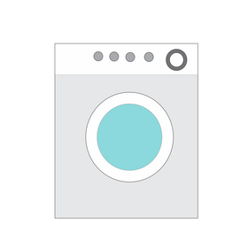 Washing machine drawing clipart