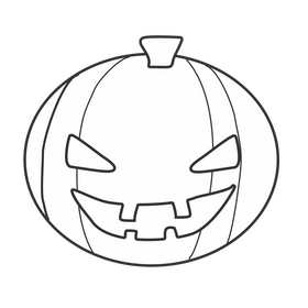 Free pumpkin illustration black and white clipart