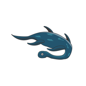 Free dinosaur elasmosaurus clipart